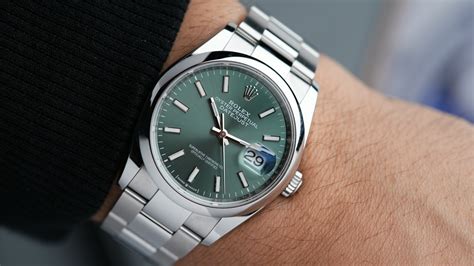 rolex datejust mint green 36mm|rolex datejust 36mm stainless steel.